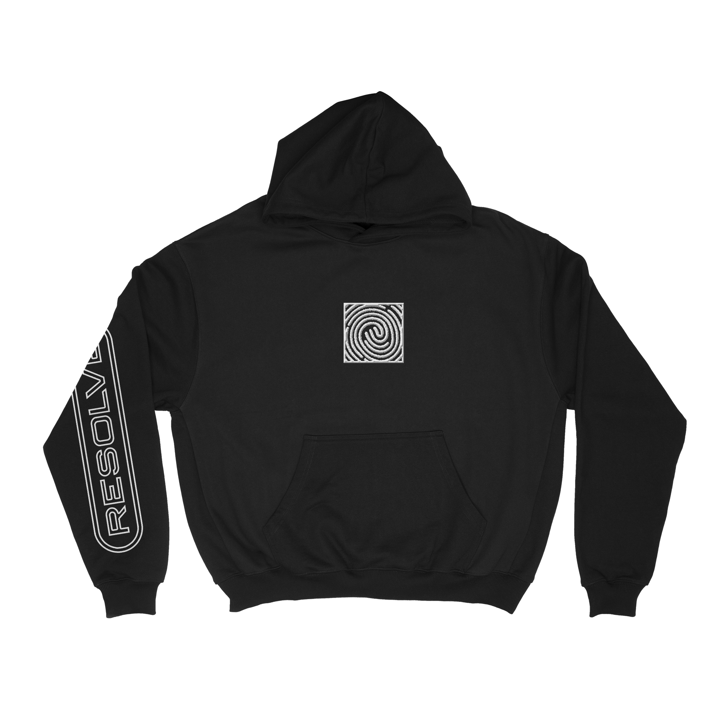 【購入決定】RETØUCH／Logo Pullover Hoodie black Logo Pullover Hoodie -black-