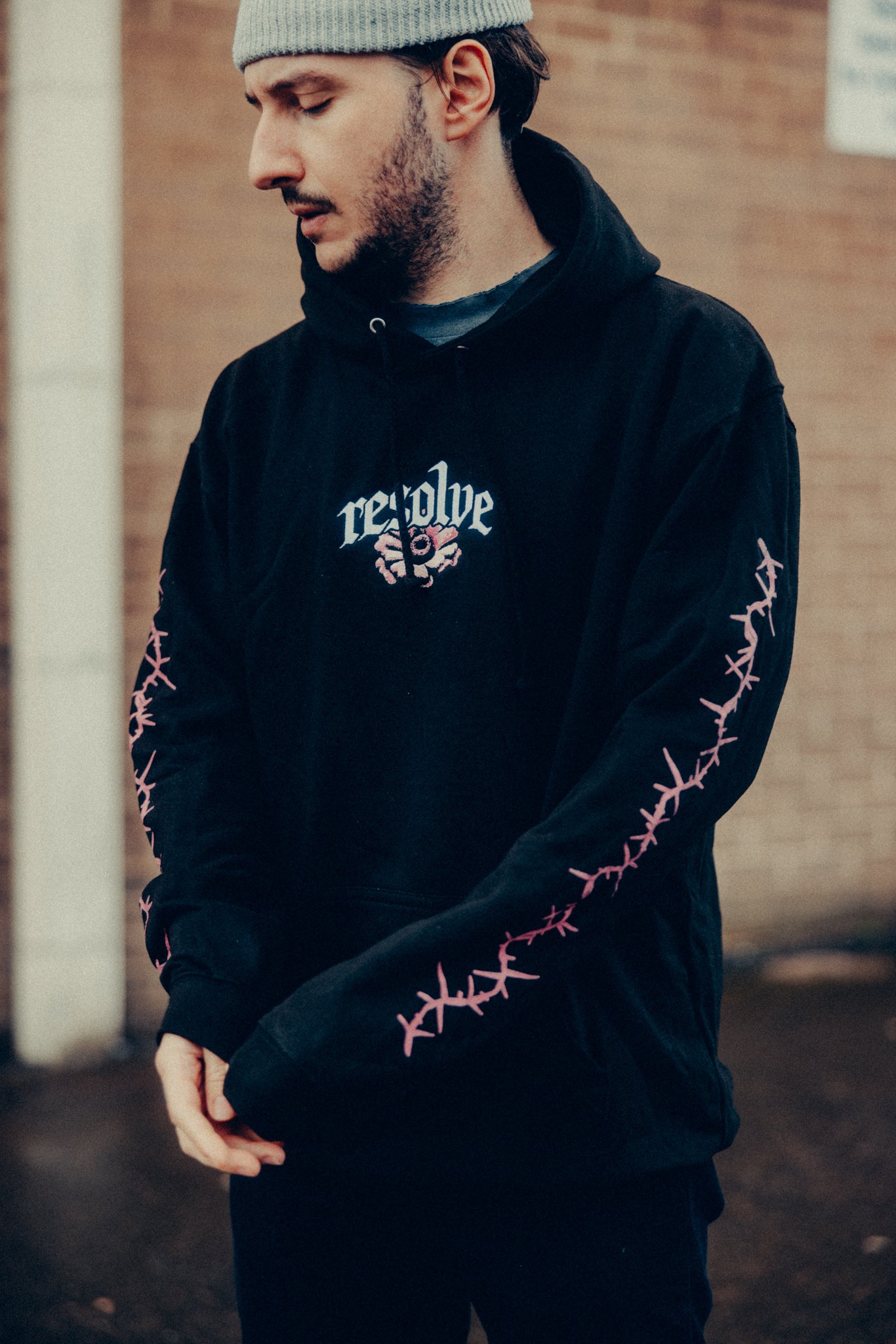Flower Hoodie Embroidered – resolveofficial