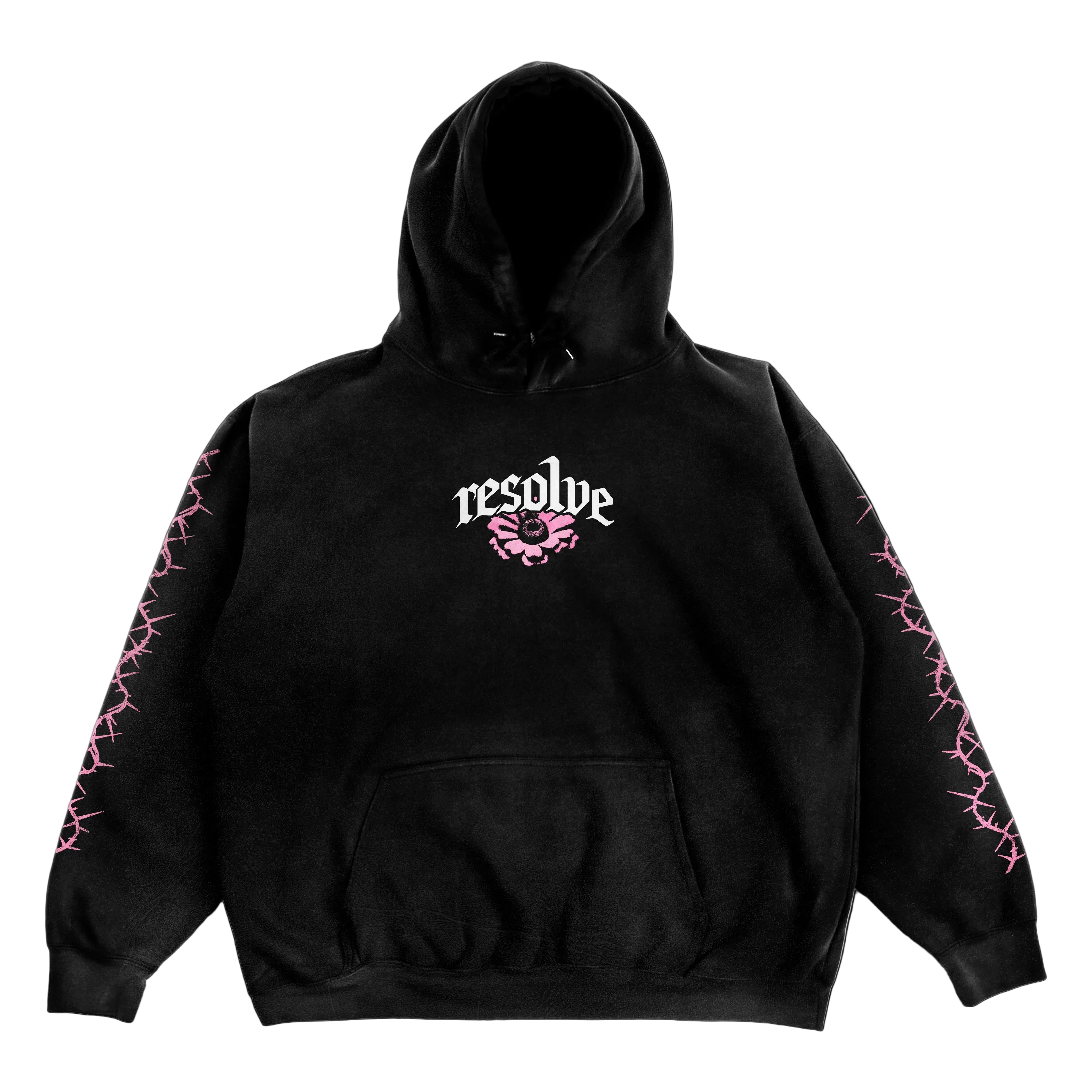Flower Hoodie Embroidered – resolveofficial