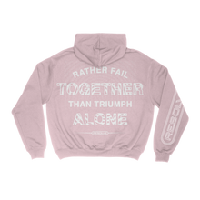 Load image into Gallery viewer, Human Logo Embroidered Pink Hoodie
