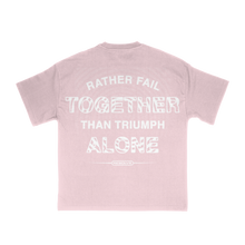 Load image into Gallery viewer, Human Logo Embroidered Pink Tee
