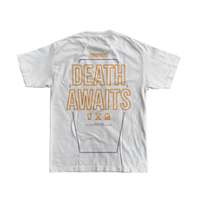 Load image into Gallery viewer, Death Awaits White Tee
